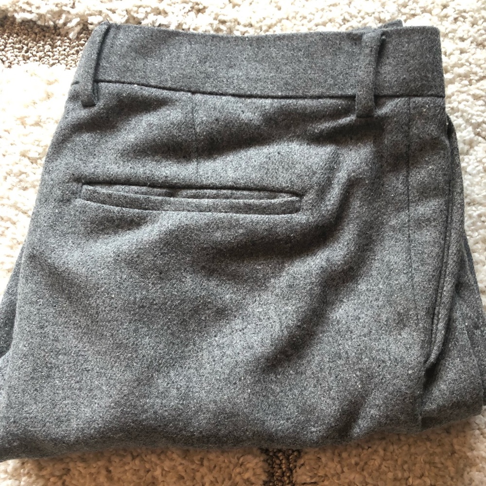 H&M charcoal grey wool dress pants slim fit